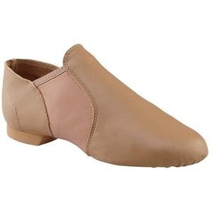 Capezio Women's E Series Jazz Slip-On Caramel
